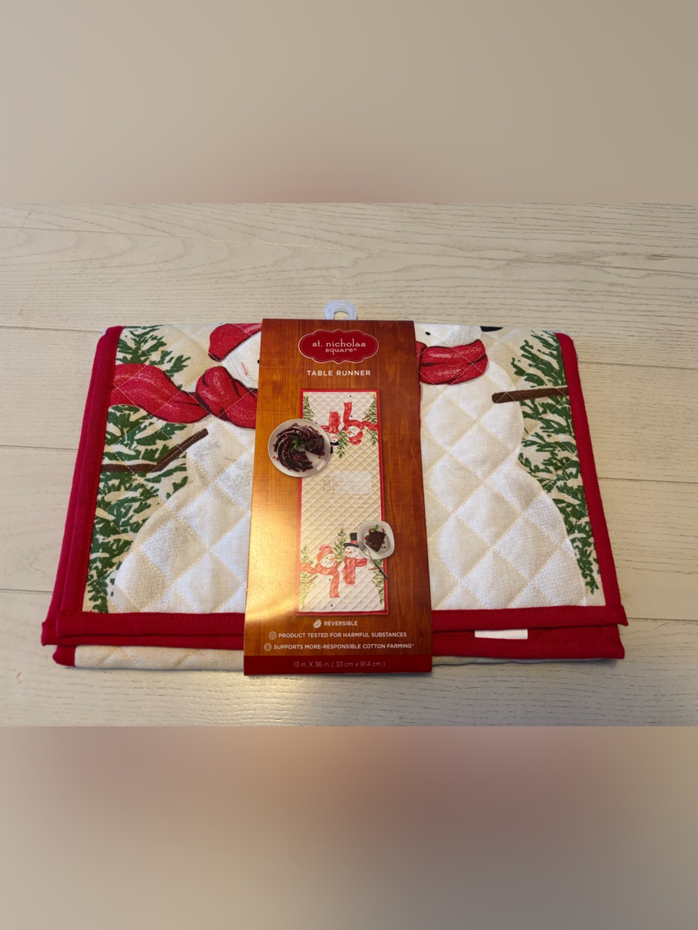 NWT Holiday table runner